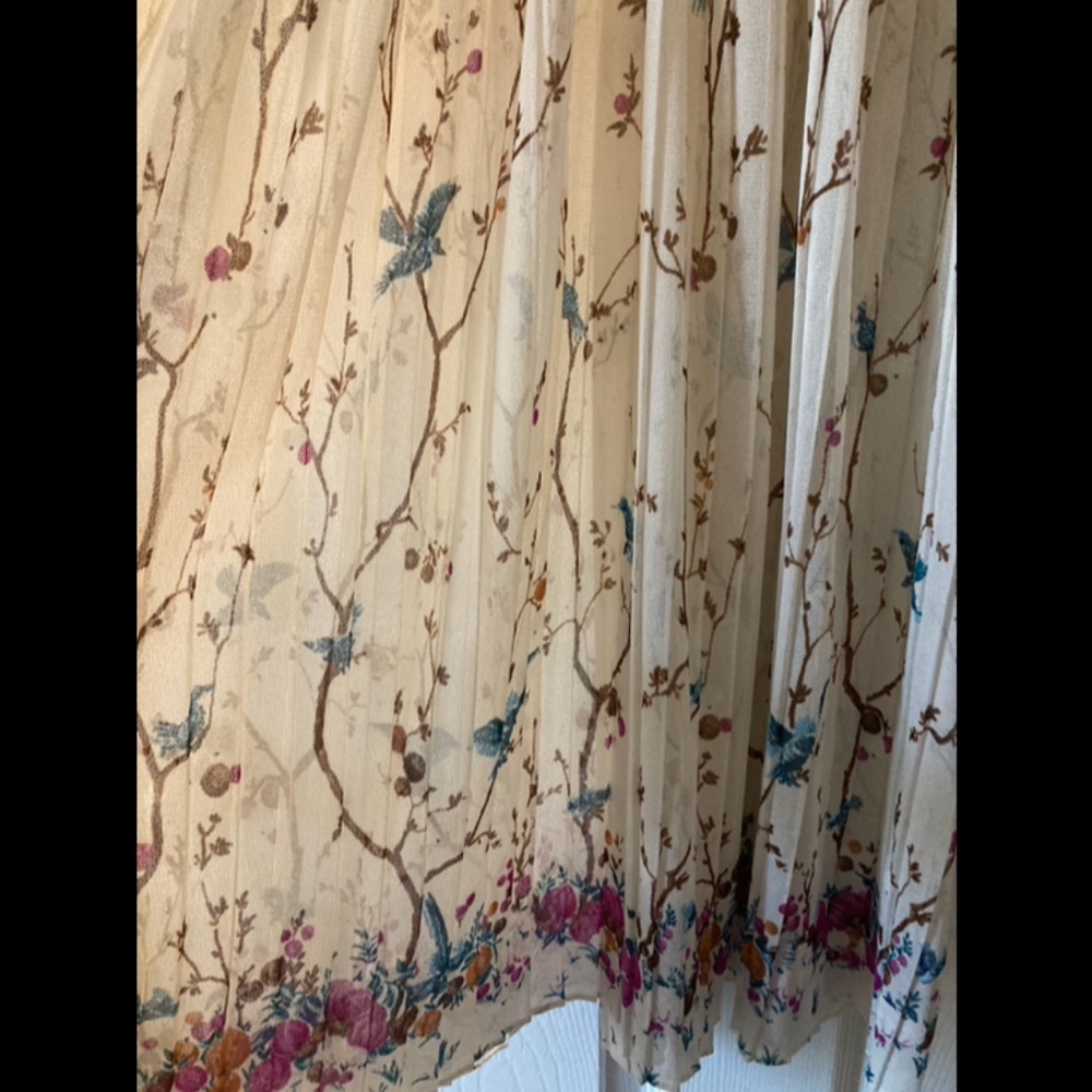 Vintage Sheer Forest Print Dress